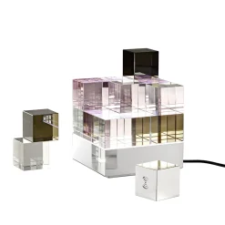 Tecnolumen Cubelight move LED Tischleuchte, mit Funksteuerwürfel