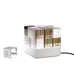 Tecnolumen Cubelight move LED Tischleuchte, mit Funksteuerwürfel