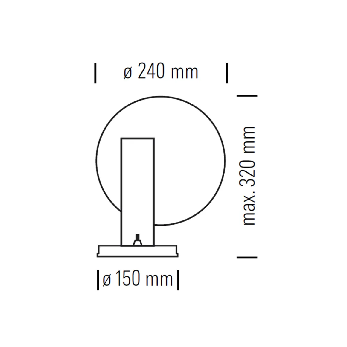 Tecnolumen DS 36 Nachttischleuchte