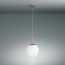 Tecnolumen HL 99 Pendelleuchte mit Opalkugel