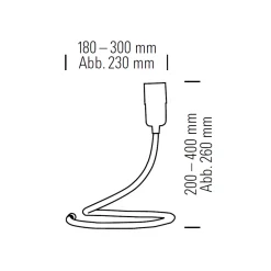 Tecnolumen Lightworm Tischleuchte