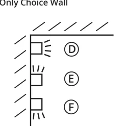 Top Light Only Choice Wall Wandleuchte, 80 cm