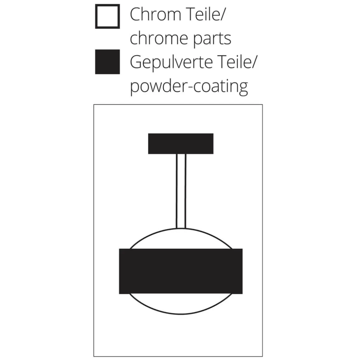 Top Light Puk Maxx Eye Ceiling Deckenleuchte, Gehäuse