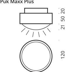 Top Light Puk Maxx Plus Deckenleuchte, Gehäuse
