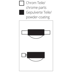 Top Light Puk Maxx Sixtett LED Pendelleuchte, Gehäuse