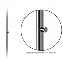 Top Light Puk Maxx Table LED Tischleuchte, 80 cm, Gehäuse