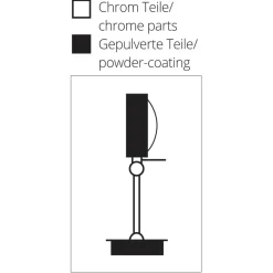 Top Light Puk Mini Hotel LED Wandleuchte, 30 cm, Gehäuse