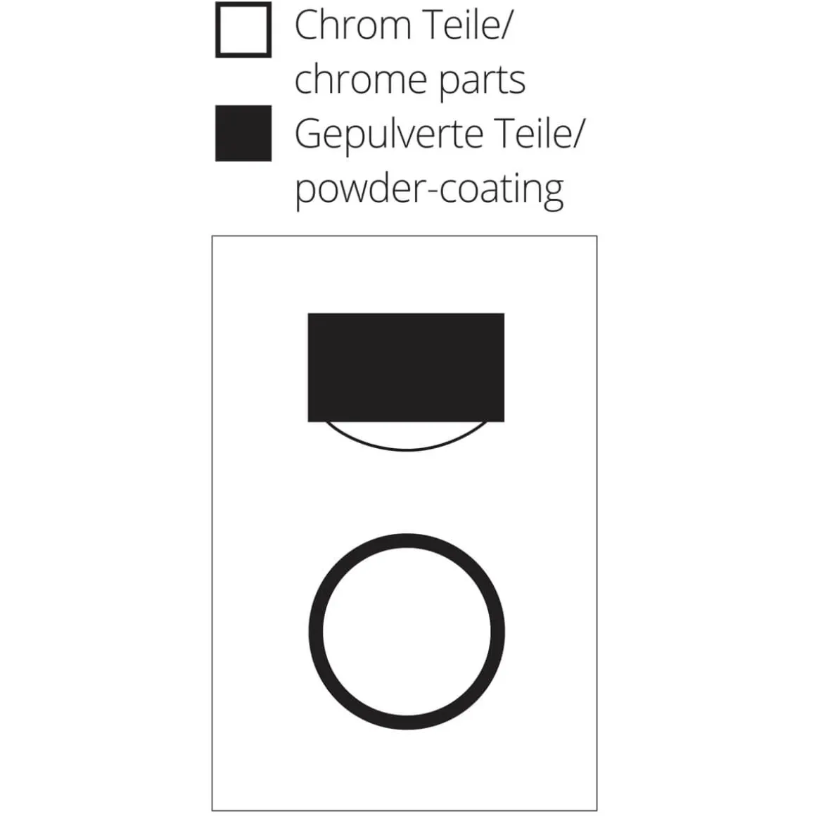 Top Light Puk Mini Plus Deckenleuchte, Gehäuse