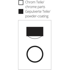 Top Light Puk Mini Plus LED Deckenleuchte, Gehäuse