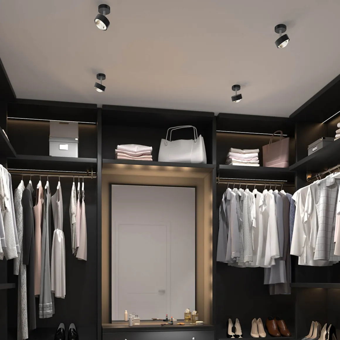 Top Light Puk Mini Turn Downlight LED Deckenleuchte, Gehäuse