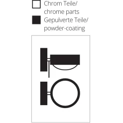 Top Light Puk Mini Wall + Wandleuchte, Gehäuse, Auslaufmodell