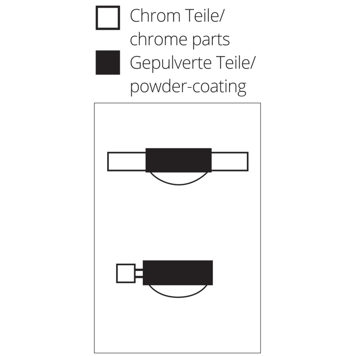 Top Light Puk Quartett LED Pendelleuchte, Gehäuse