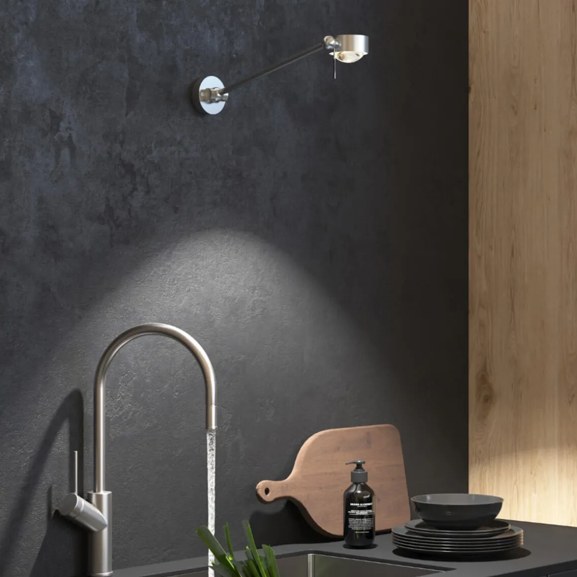 Top Light Puk Wing Single LED Wand- / Deckenleuchte, 30 cm, Gehäuse