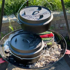 Valhal Outdoor Dutch Oven / Feuertopf 8L mit Füßen