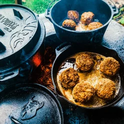 Valhal Outdoor Feuerpfanne 25 cm mit Stiel