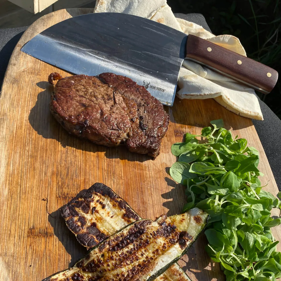 Valhal Outdoor Hackmesser mit großer Klinge