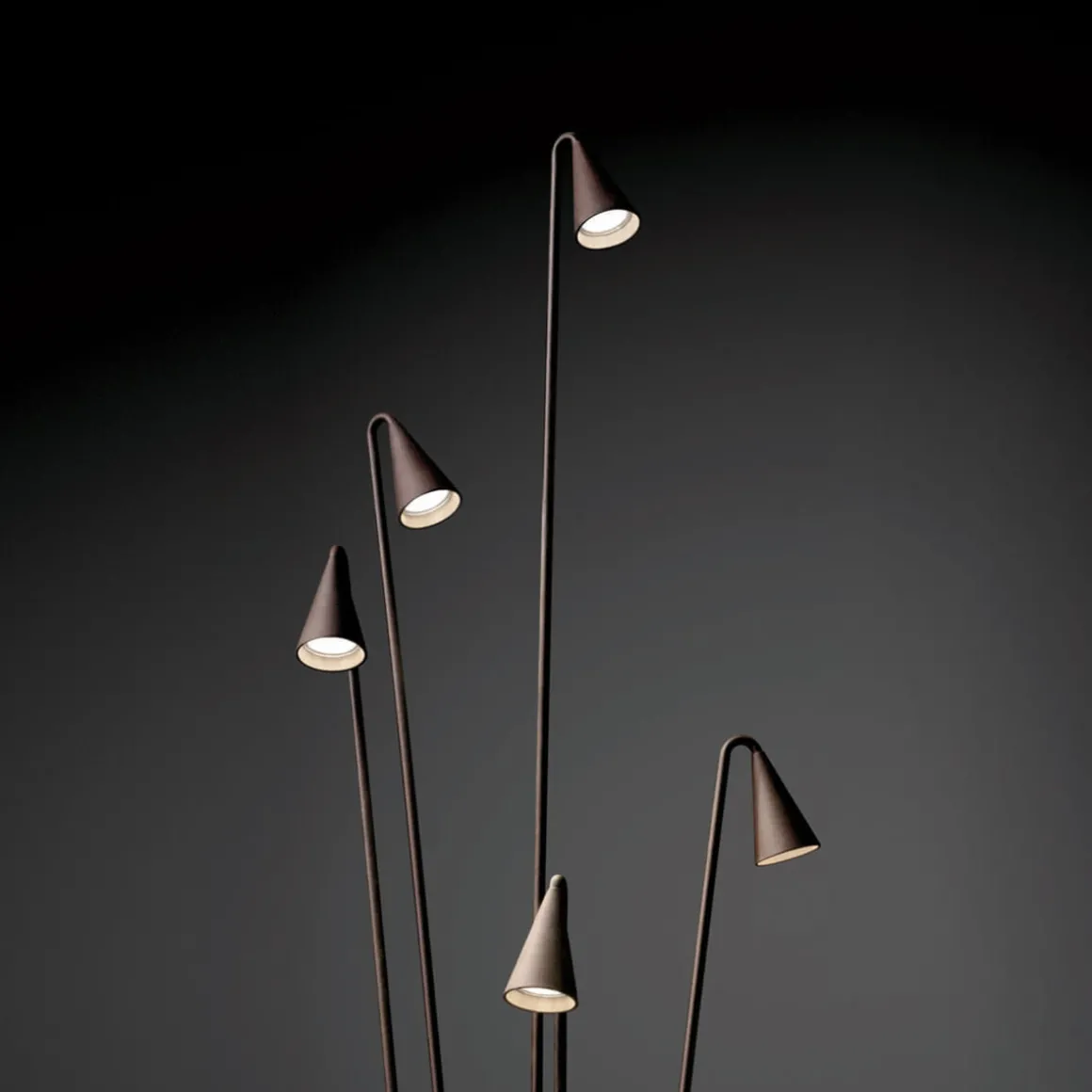 Vibia Brisa LED Außenleuchte, 5-flg.