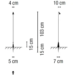 Vibia Brisa LED Außenleuchte, 1-flg.