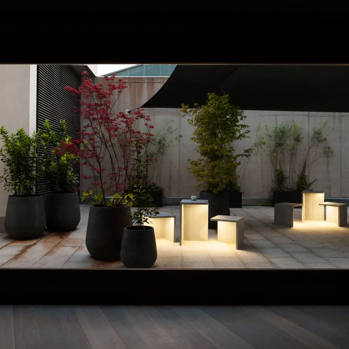 Vibia Empty 4130/4136 LED Außenleuchte