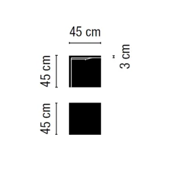 Vibia Empty 4125/4135 LED Außenleuchte