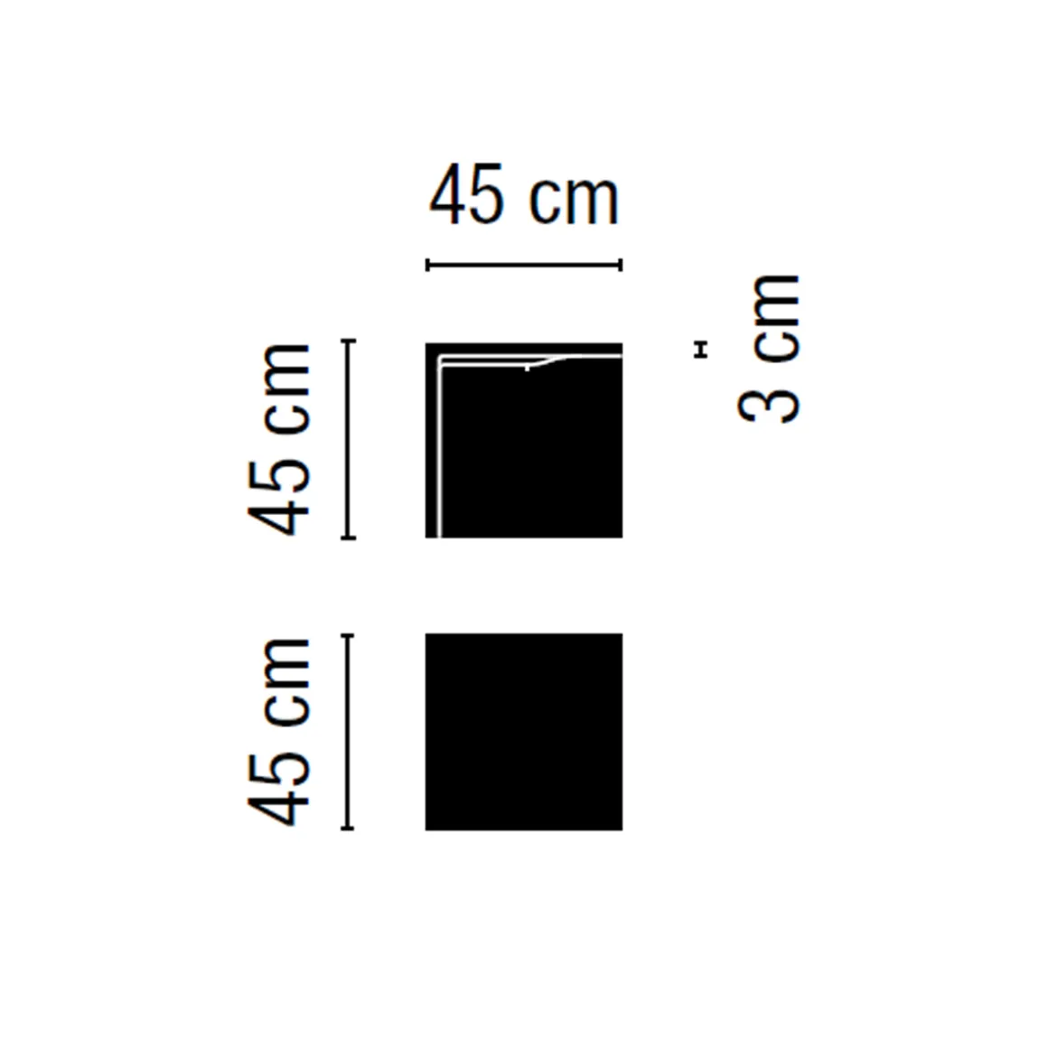 Vibia Empty 4125/4135 LED Außenleuchte