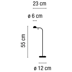 Vibia Pin 1650 LED Tischleuchte
