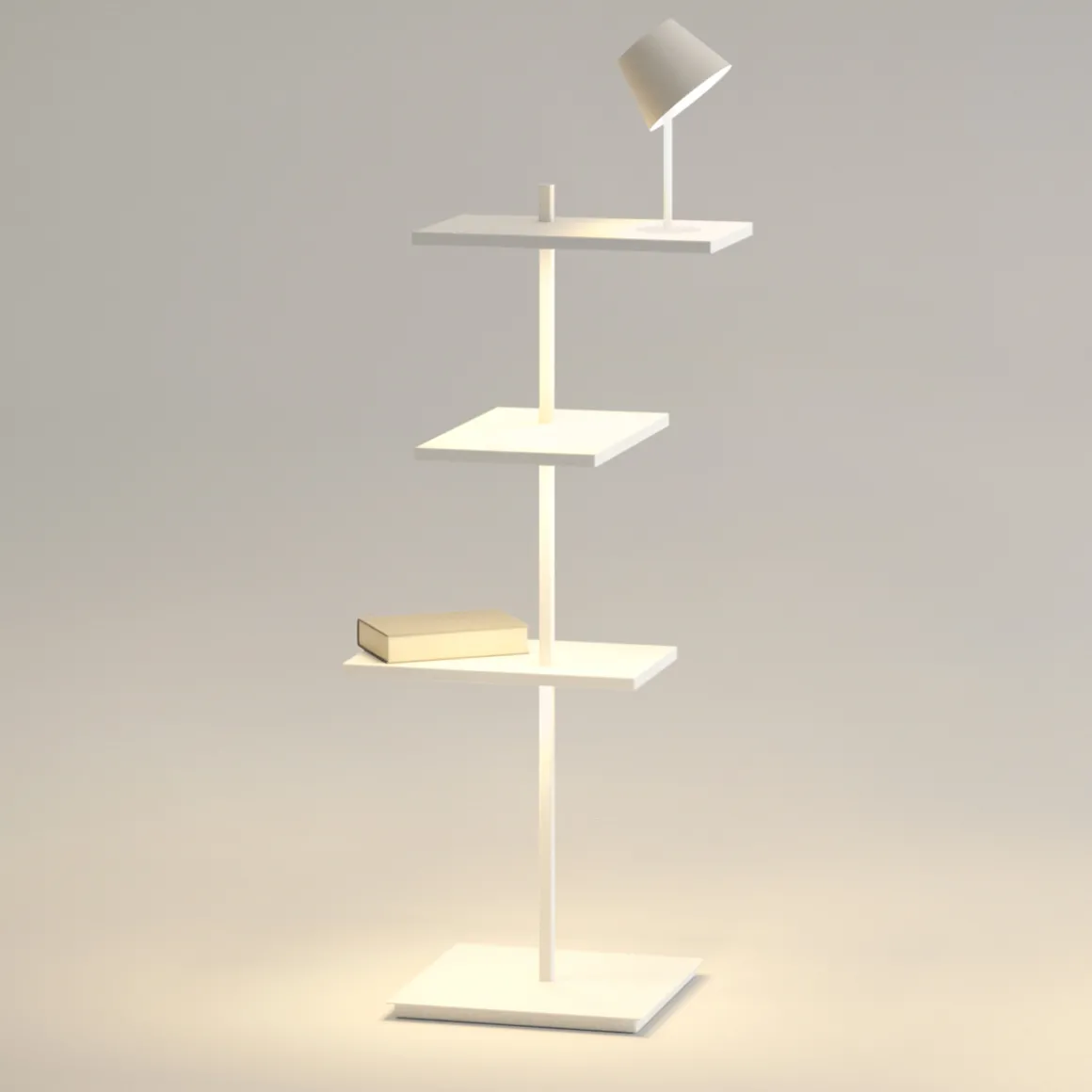 Vibia Suite 6012 Stehleuchte, mit Leselicht