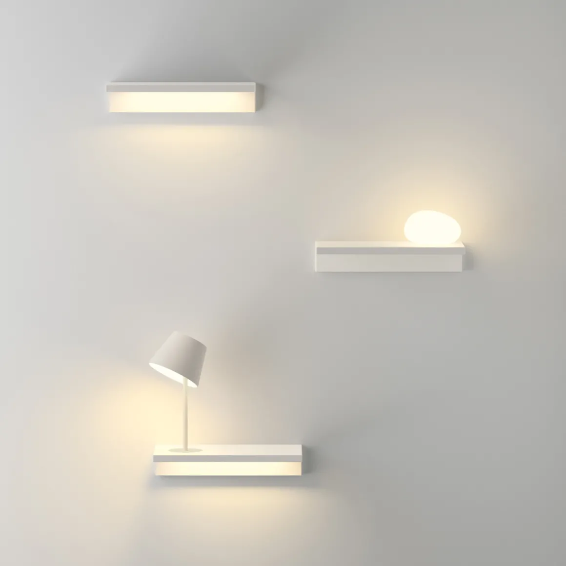 Vibia Suite 6045 Wandleuchte, mit Leselicht
