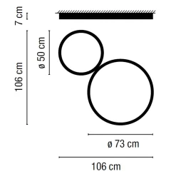 Vibia Up 4460 Deckenleuchte