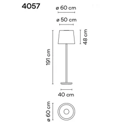 Vibia Wind 4057 Outdoor LED Stehleuchte