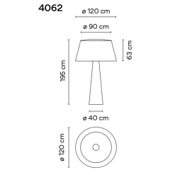 Vibia Wind 4062 Outdoor LED Stehleuchte