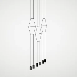 Vibia Wireflow LED Pendelleuchte, linear