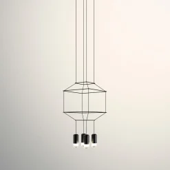 Vibia Wireflow LED Pendelleuchte, 4-flg.