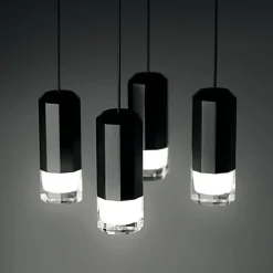 Vibia Wireflow LED Pendelleuchte, 4-flg.
