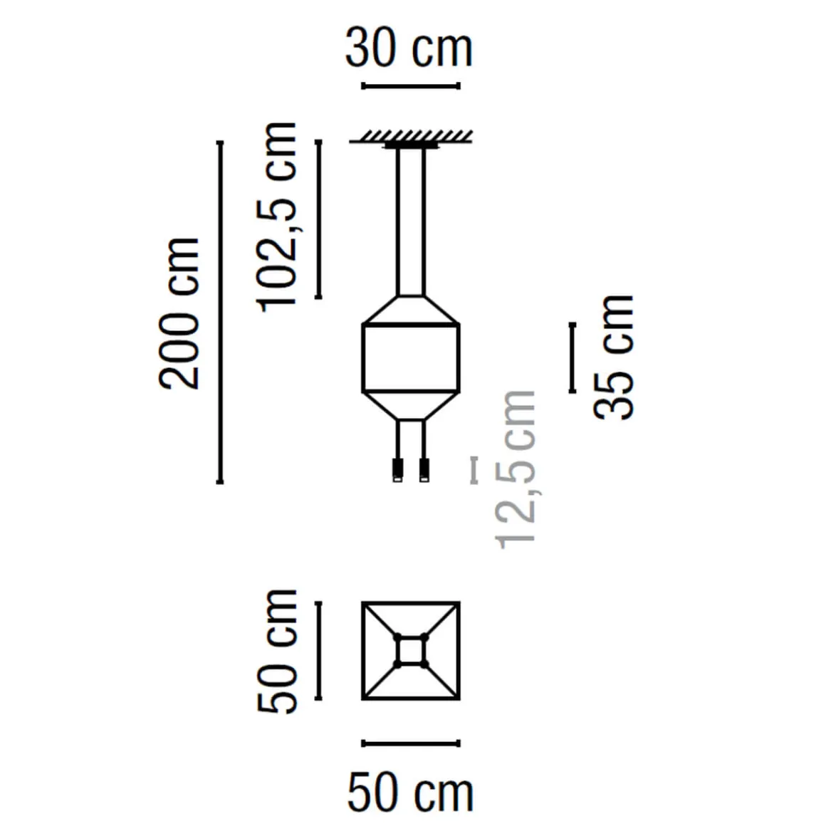 Vibia Wireflow LED Pendelleuchte, 4-flg.