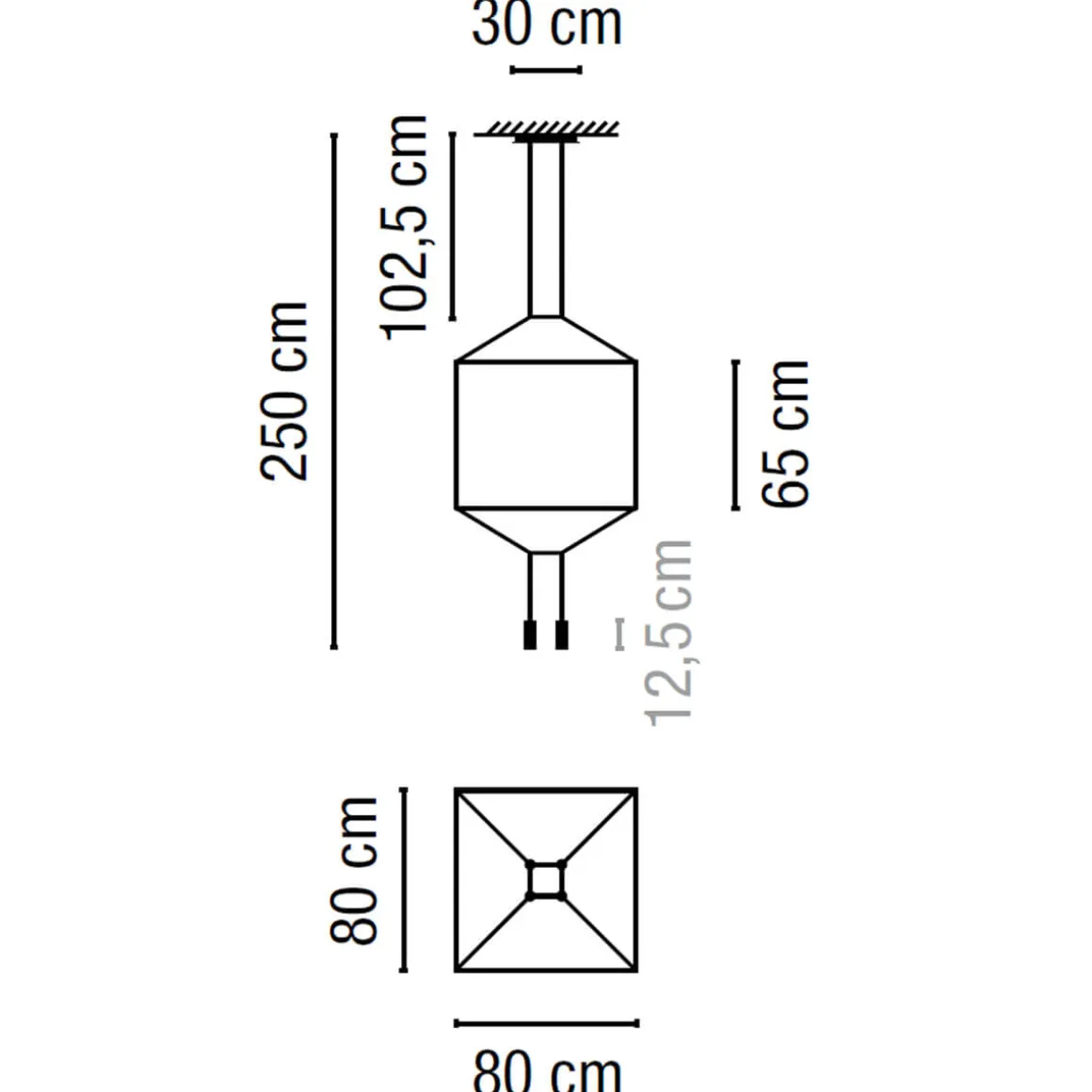 Vibia Wireflow LED Pendelleuchte, 4-flg.