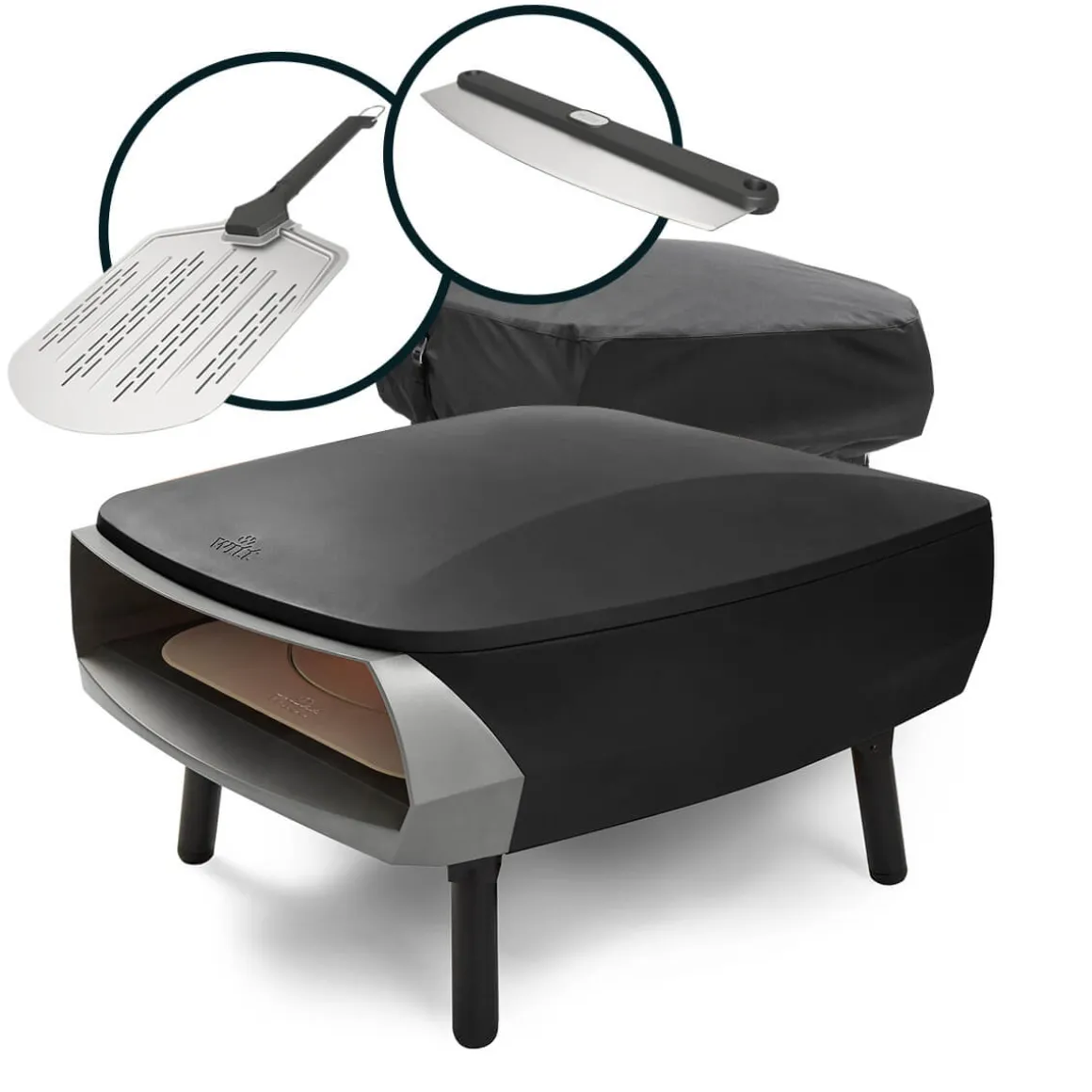 Witt ETNA Rotante Pizzaofen, 2 Brenner, rotierend, Pro-Set