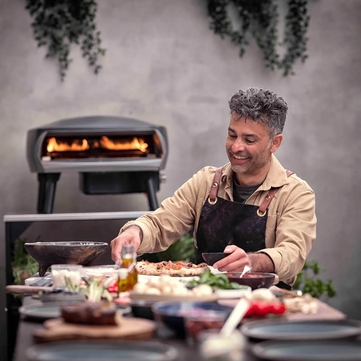 Witt ETNA Rotante Pizzaofen, 2 Brenner, rotierend, Pro-Set