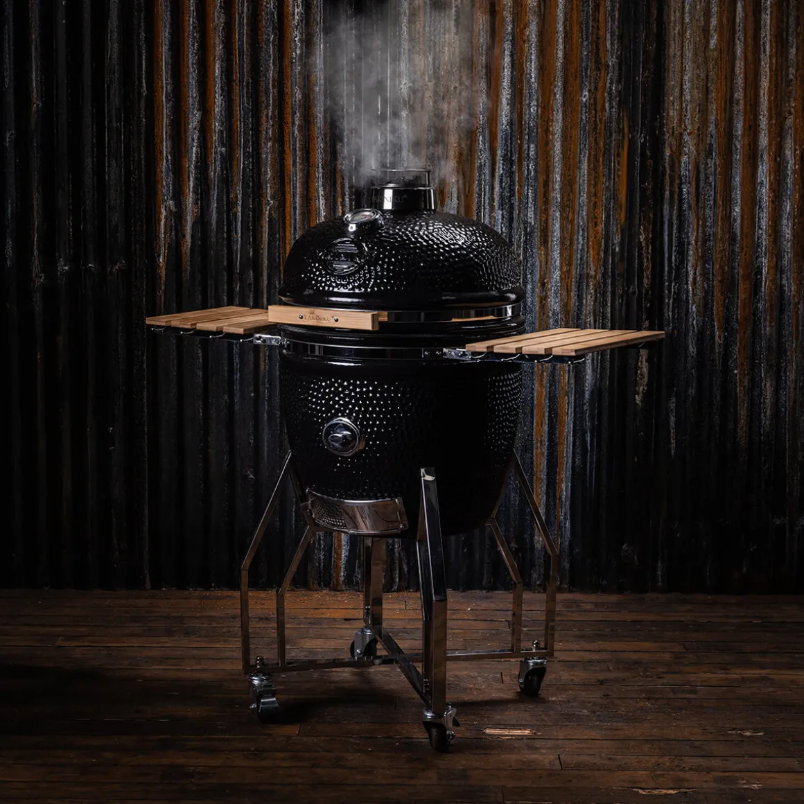 Yakiniku Kamado Grill inkl. Ständer, Seitentischen & Pro Set, Sorglos-Paket