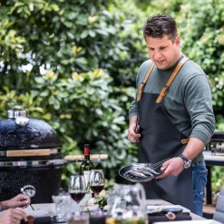 Yakiniku Kamado Grill inkl. Ständer, Seitentischen & Pro Set, Sorglos-Paket