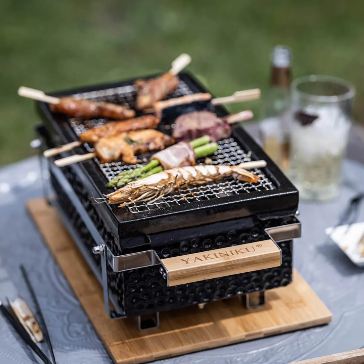 Yakiniku Shichirin Keramik Grill, eckig