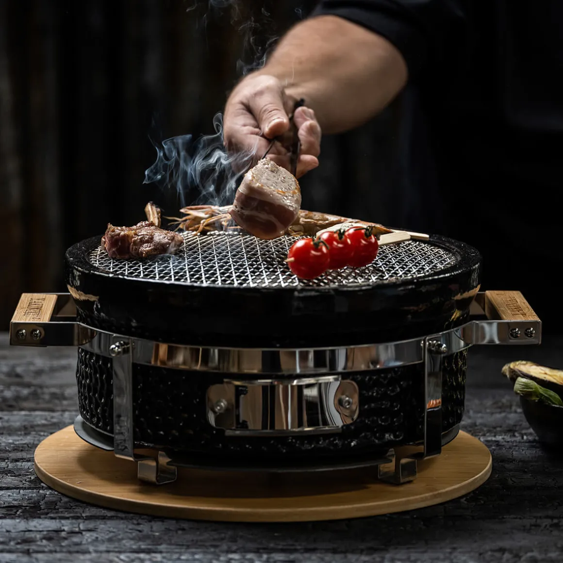 Yakiniku Shichirin Keramik Grill, rund