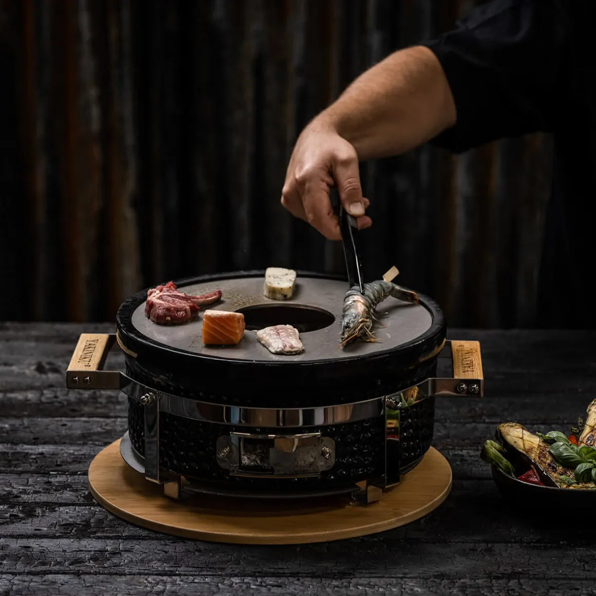 Yakiniku Shichirin Keramik Grill, rund