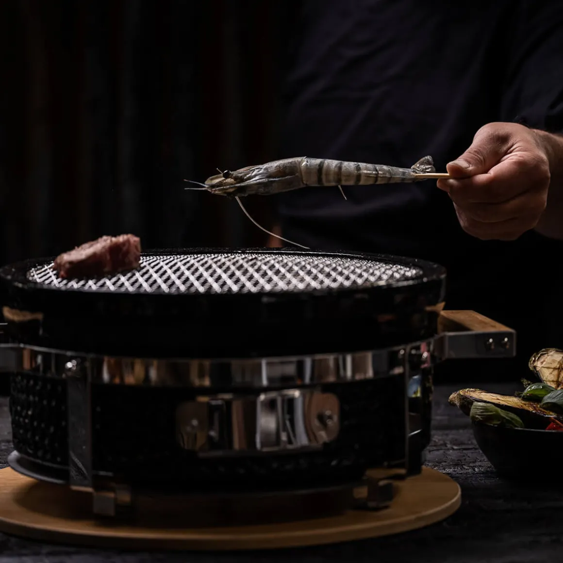 Yakiniku Shichirin Keramik Grill, rund