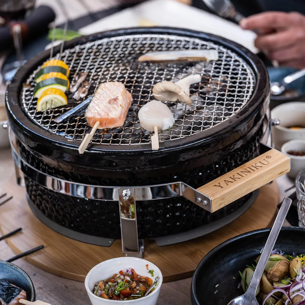 Yakiniku Shichirin Keramik Grill, rund