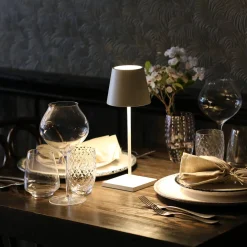 Zafferano AiLati 6er Set Poldina Mini Pro LED Akkuleuchte inkl. Multi-Kontaktladestation