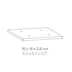 Zafferano AiLati Home Solar Fußplatte