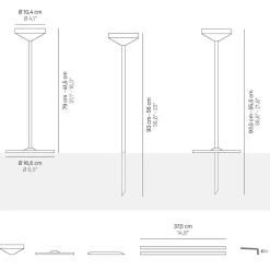 Zafferano AiLati Pina Ständer mit Basis und Erdspieß