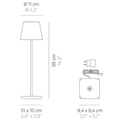 Zafferano AiLati Poldina x Peanuts Pro LED Akkuleuchte