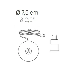 Zafferano AiLati Poldina Reverso Pro LED Akkuleuchte